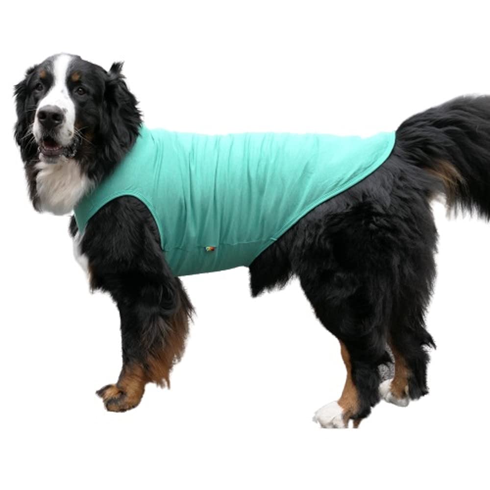 Amazon | 犬服 VERY 超大型犬 コットンタンクトップ グリーン 13号